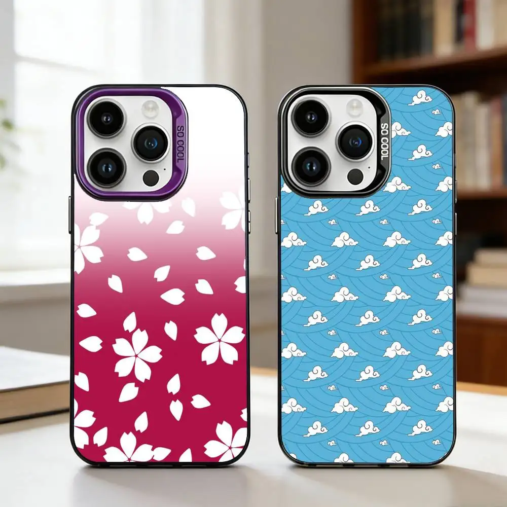 J-Japanese G-Geometric P-Patterns Phone Case For iPhone17,16,15,14,13,12,11,Pro,MAX Gray Matte Silicone Black Cover