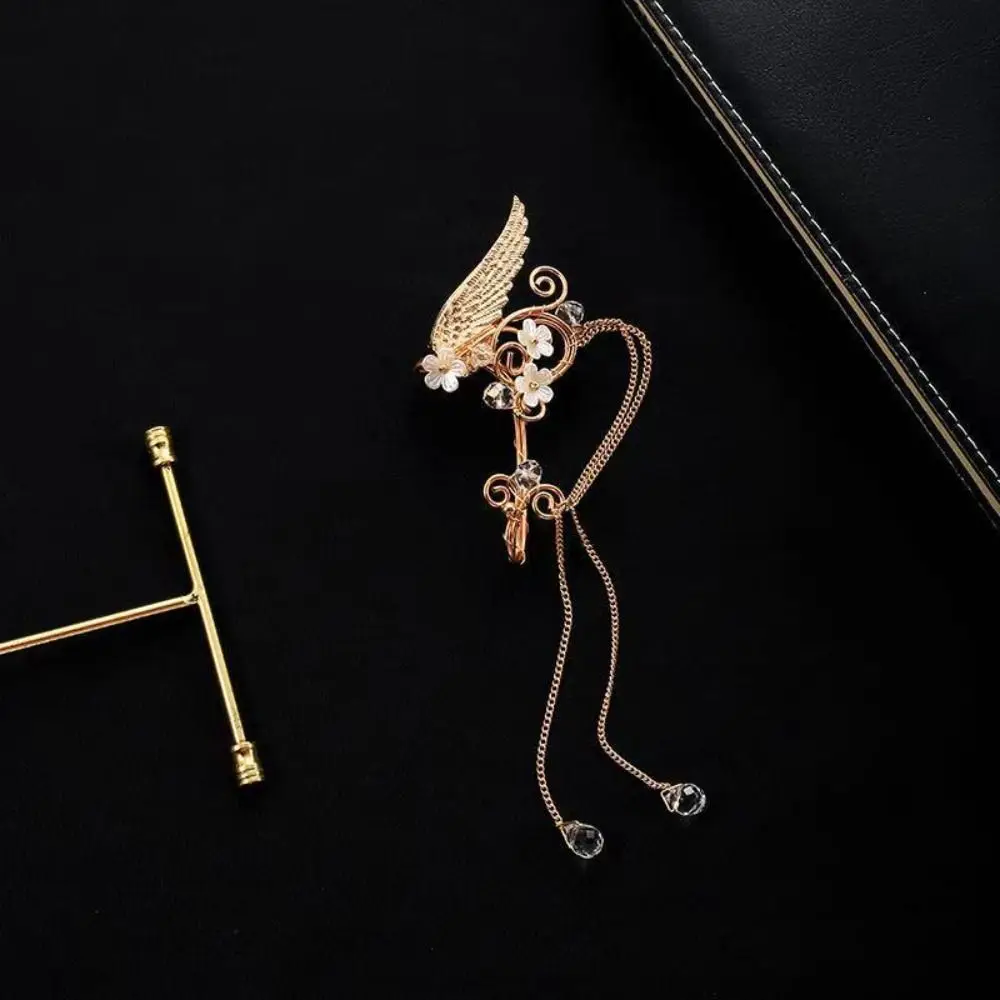 Left Ear Right Ear Personality Alloy Elf Ear Clip Elf Ear Hollow Out Wings Ear Cuff Korean Style No Piercing Ear Hook Party