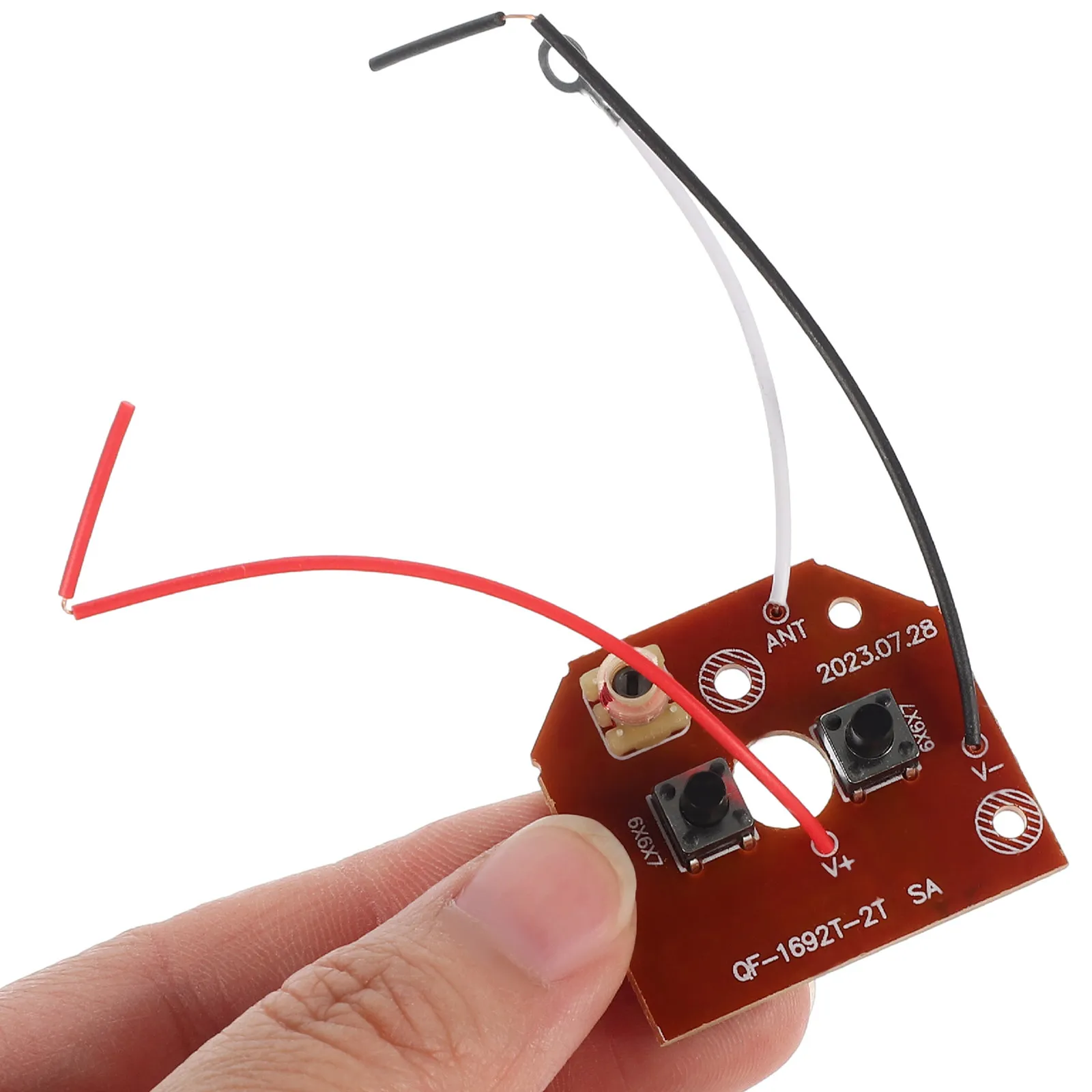 2Sets Two-Channel Rc Module Remote Transmitter Receiver Board for DIY Electric Circuit Experiments Early Learning Stem