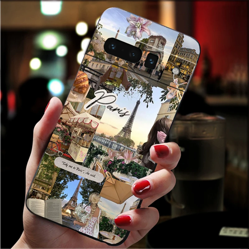 

Paris Carcasa Funda Phone Case For Google Pixel 10 9 Pro XL 9A 8 7 6 Pro Pixel 8A 7A 6A Pixel 8 7 6 5 Case