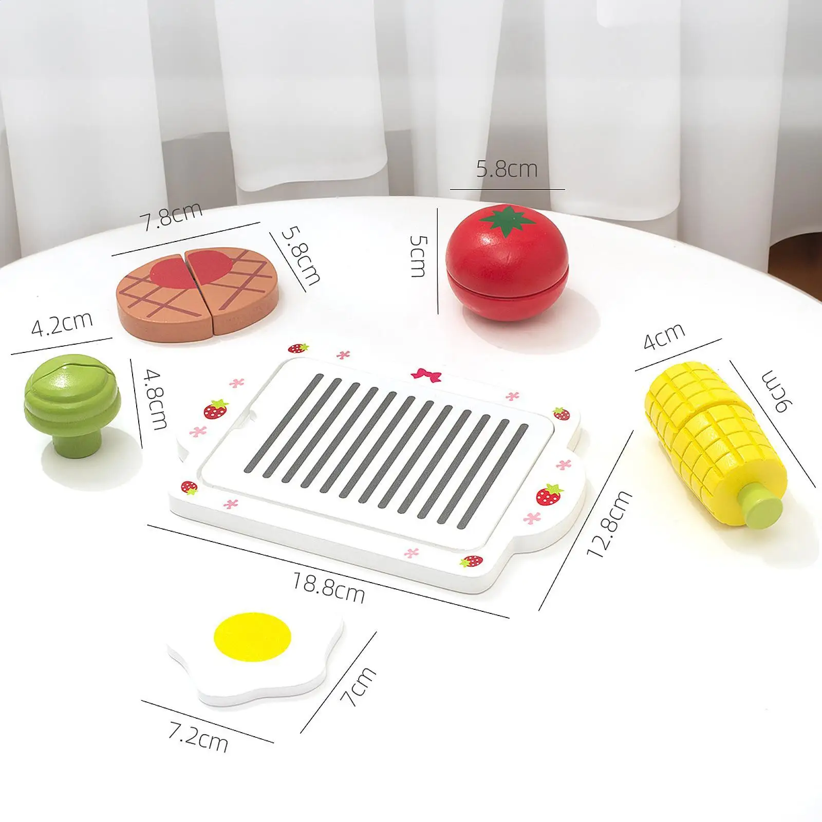 Jouets de coupe, jouets éducatifs, jeu de rôle, ensemble de tri des couleurs, ensemble de jeu pour garçons et filles âgés de 3 ans et plus, pour enfants d'âge préscolaire