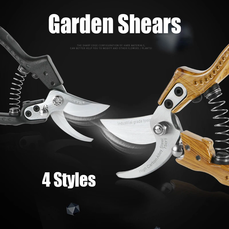 

1PCS 4 Styles Garden Shears Pruner Orchard Garden Shears Hand Tools Thick Branch Fruit Tree Trimming Pruning Effortless Scissors