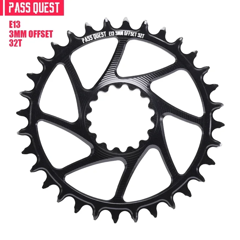 Pass Quest 3mmoffest schmaler breiter Kettenblatt für e * dreizehn e13 xcxr Kies Mountainbike 8/9/10/Geschwindigkeit gewöhnliche Ketten