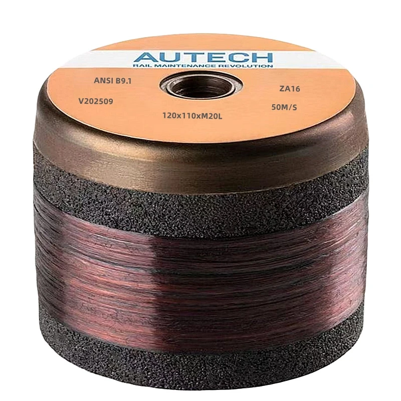 AGS 120-14H1 Grinding Wheel for Railway Rail Zirconium Corundum Brown Corundum Grinding Wheel