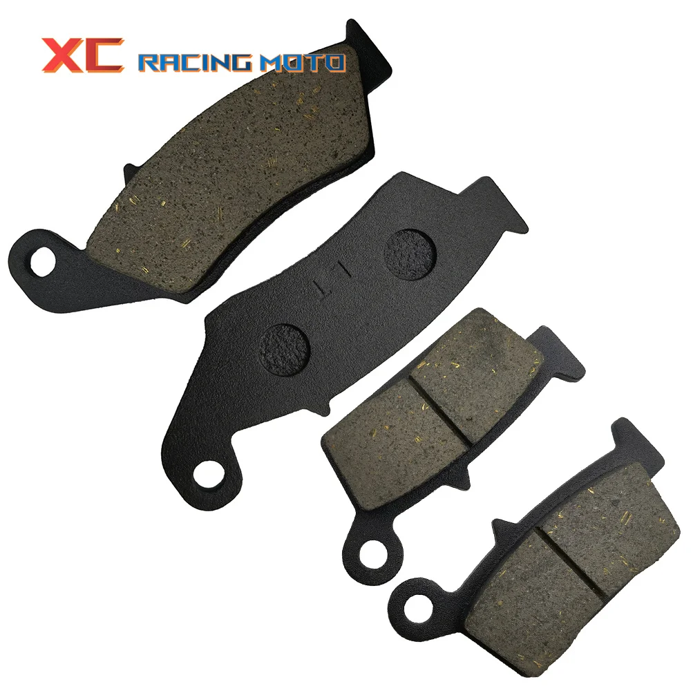 Motorcycle Front and Rear Brake Pads For HONDA XR600R XR650L XR650R For Kawasaki KLX300 KLX400 KLX250D-Tracker KX125 1995-2008