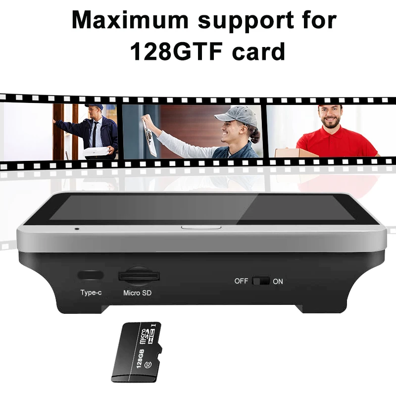 Tuya Smart 2K جرس باب يتضمن شاشة عرض فيديو 3MP ثقب الباب عارض كاميرا الباب الرقمية 140 ° زاوية واسعة صغيرة واي فاي PIR كشف HD جرس الباب عين القط #2