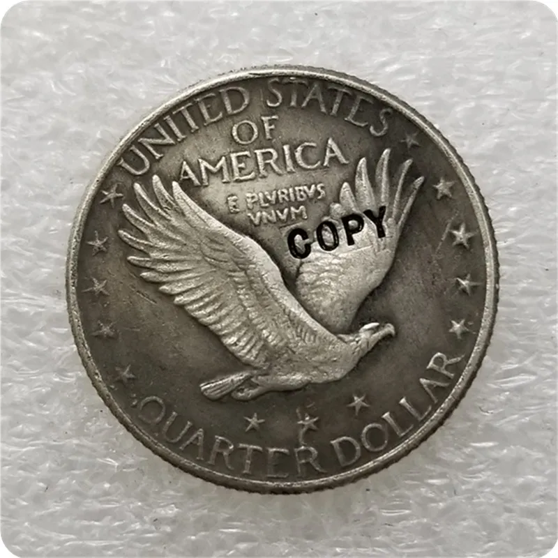 الولايات المتحدة الأمريكية 1919-P ، S ، D الدائمة الحرية الربع عملة نسخة عملات معدنية تذكارية لهواة التجميع-طبق الاصل عملات ميدالية العملات المعدنية المقتنيات