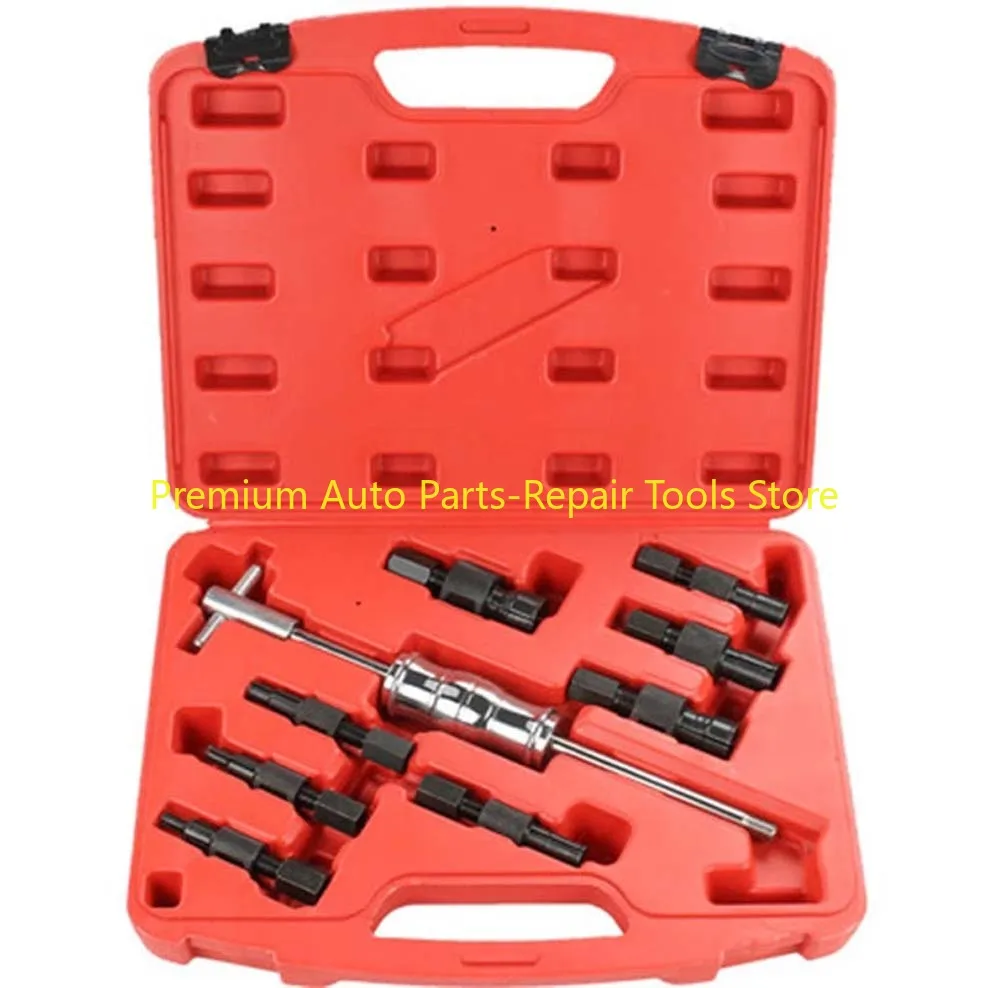 

9pc Blind Hole Slide Hammer Pilot Bearing Puller Internal Extractor Removal Kit