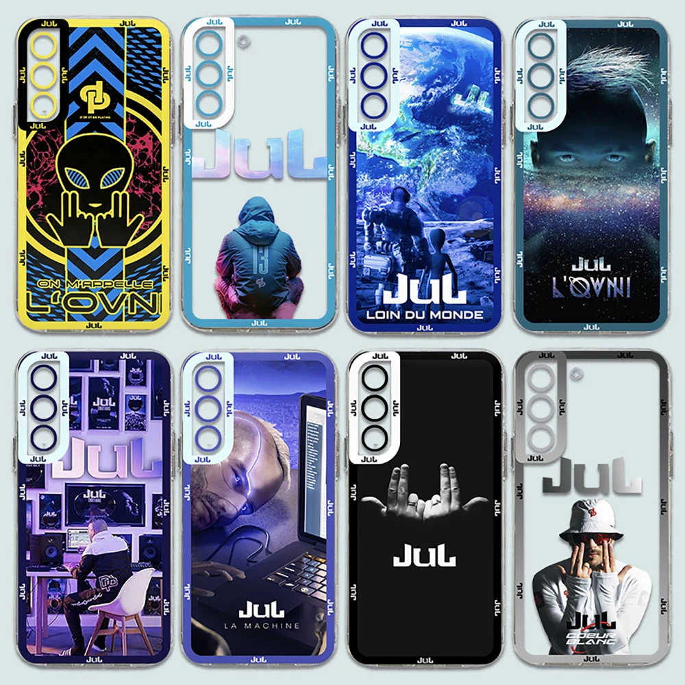 JuL C\'est Pas Des Lol Rapper Phone Case For Samsung S24 S23 S22 S21 S20 S10 FE Note20 Note10 Plus Ultra Lite 5G Clear Soft Cover