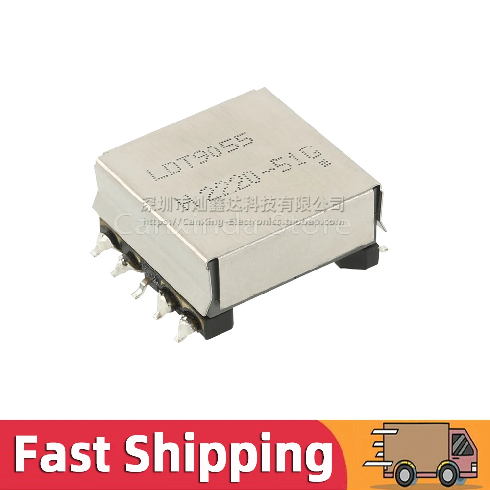 2pcs LDT9055 SMD EFD10 PoE 34-57V Switching Power Supply Flyback Transformer 48V to 12V 4A Flyback