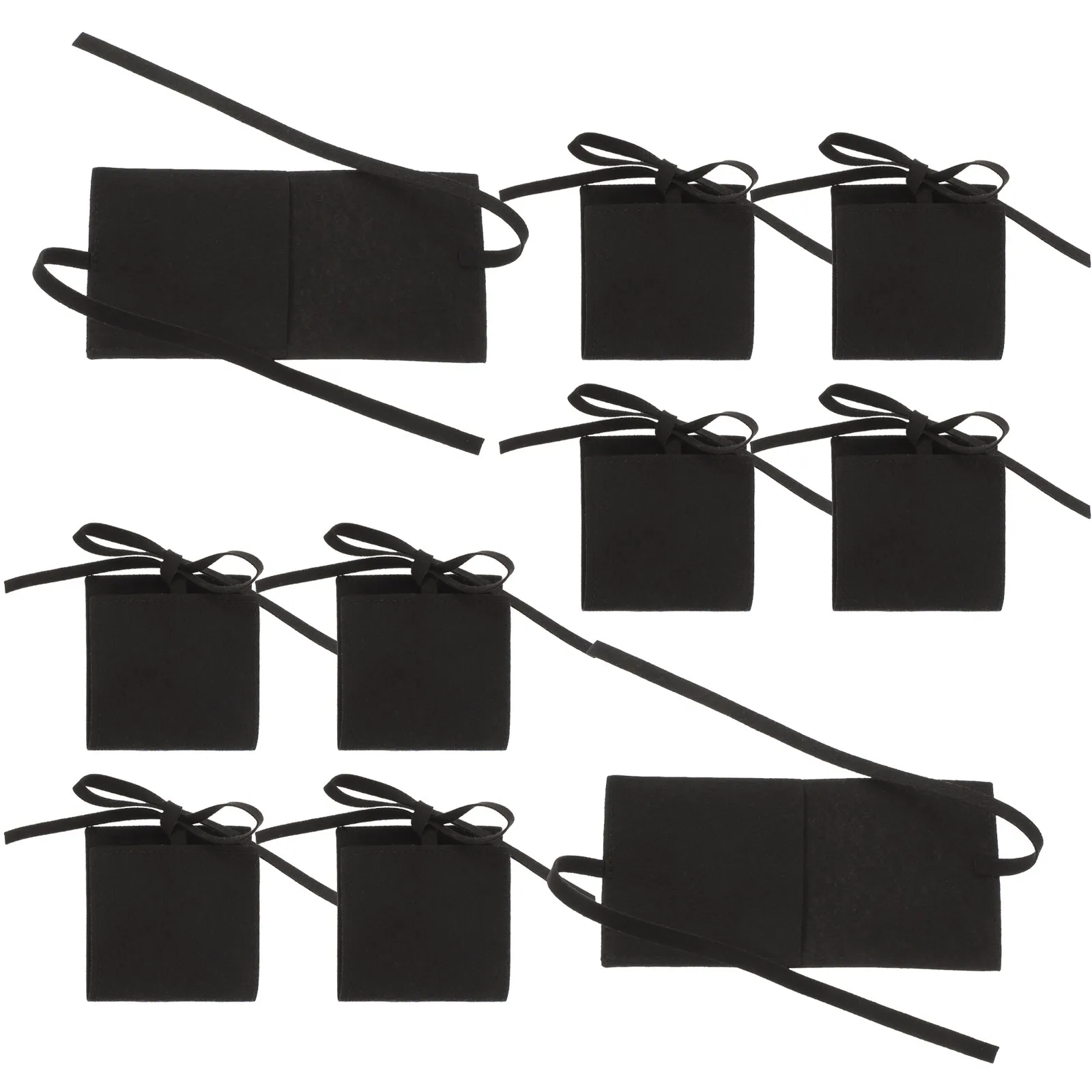 

10Pcs Jewelry Packaging Bags Supple Small Jewelry Gift Bags Easy Open Close Necklace Bracelet Storage Pouches for Daily Use