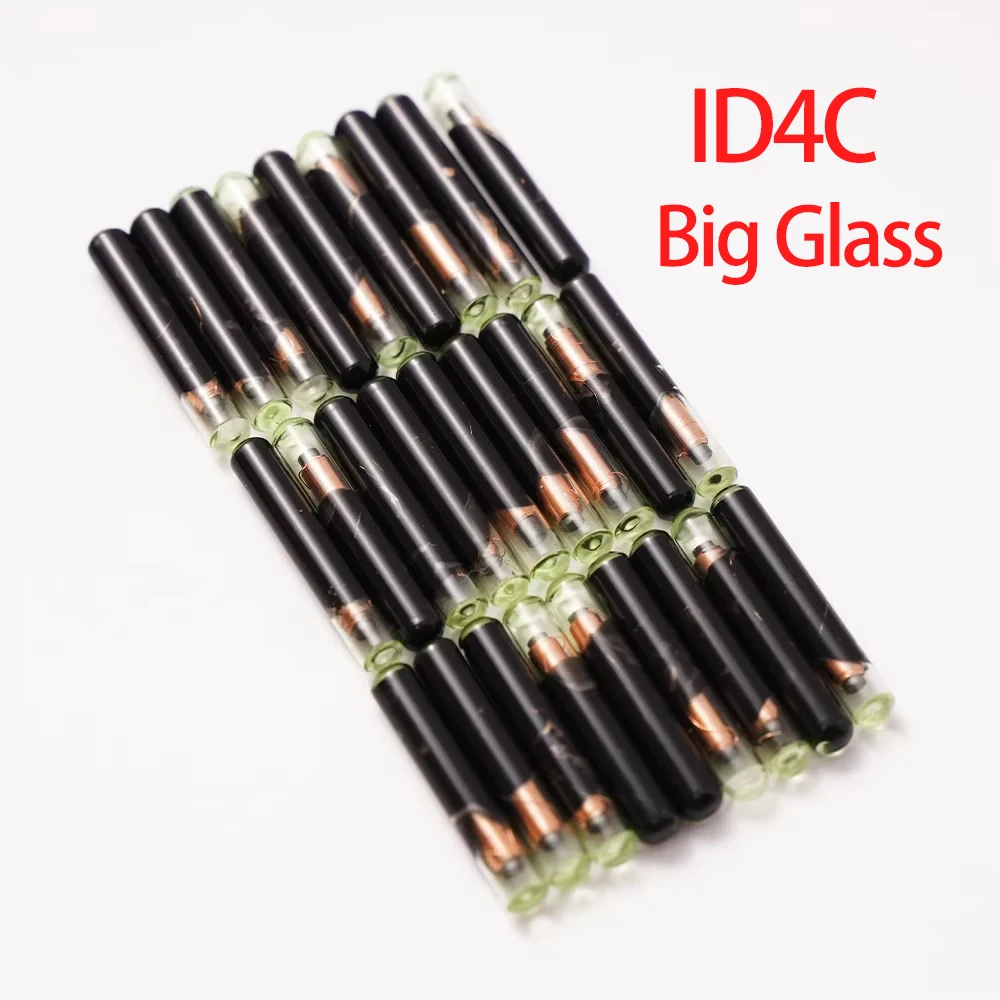 

10 шт./лот ID4C большой стеклянный чип ( после рынка) ID 4C чип автомобильного ключа для Ford для Toyota для Mazda