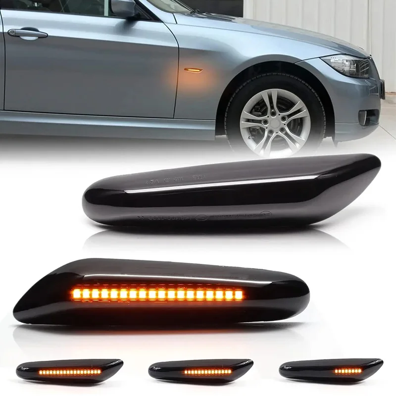 

Suitable for BMW 1 series 3 series 5 series E60E82E90E93E88E84X3X1 fender light led running water turn light