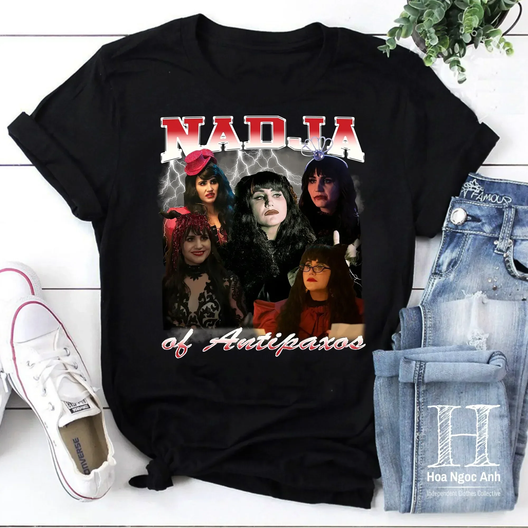 Nadja Of Antipaxos 90 S Design Vintage T Shirt We Do In The Shadows Horror Movies Halloween
