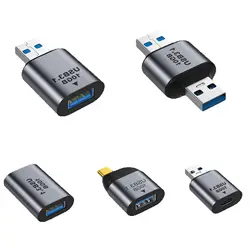 고속 데이터 OTG 전송 휴대폰 맥북 태블릿 커넥터, C타입 USB 3.1 변환기, 수 암 충전 포트 어댑터, 10Gbps