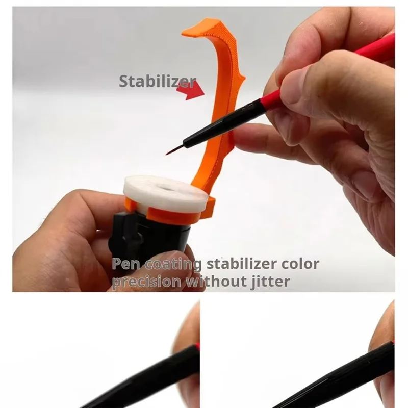 AA01-MS071 Mini Hand-Held Painting Bracket 360° Rotating Stable For Model Coloring Tool For Model Tools Hobby DIY