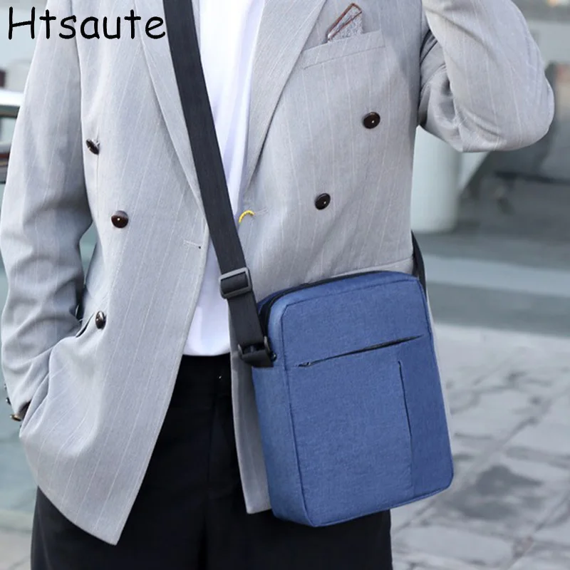 

Men's Crossbody Bag Casual Sports Travel Shoulder Bags Lightweight Cycling Travel Chest Bag For 7.9" iPad Messenger Pack