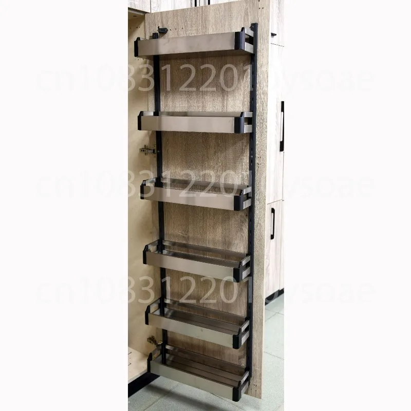 

Многослойная дверная пластина шкафа, подвесная корзина из нержавеющей стали, корзина для хранения дверной пластины, корзина для хранения