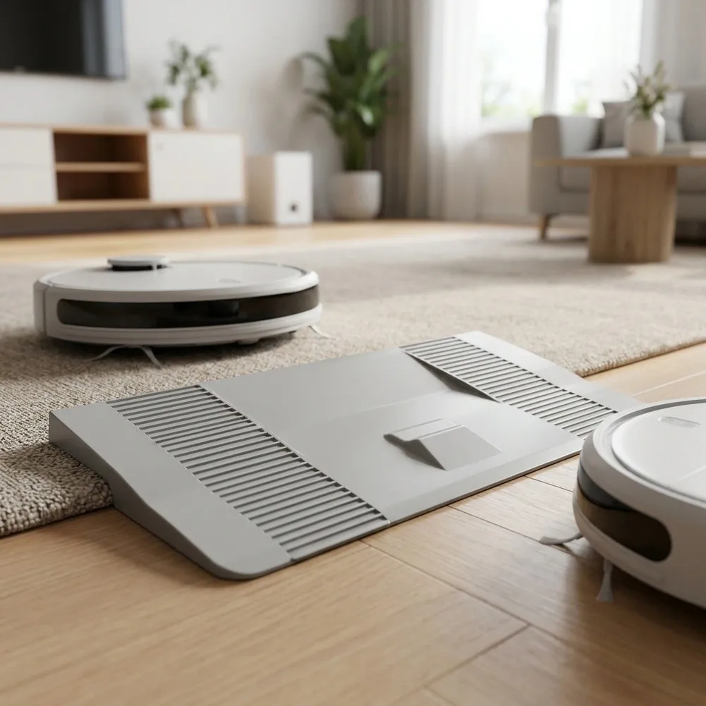 For Ramp Diverter Mat for Ecovacs T90 T90PRO For X12 Robot Vacuum Cleaner Improves Navigation Over Small Gaps and Steps