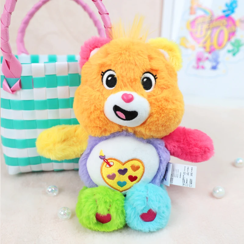 Original Care Bears 22cm Saugnapf-Plüsch-Anhänger Glänzender Liebesbär Cartoon-Puppe Heim- und Bürodekoration Geburtstags- und Feiertagsgeschenk für Mädchen – Detail 33