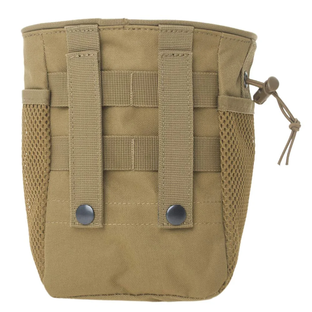 Tactical Molle Dump Pouch Multicam Mag Magazine Dump Bundle, Roll Up Drawstring Ammo Holder, Adjustable Belt Utility Fanny Hip H