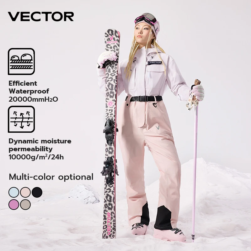 

Extra Thick Women Man Ski Pants Straight Full Overalls Winter Warm Windproof Waterproof Outdoor Sports Snowboard Snowmobile