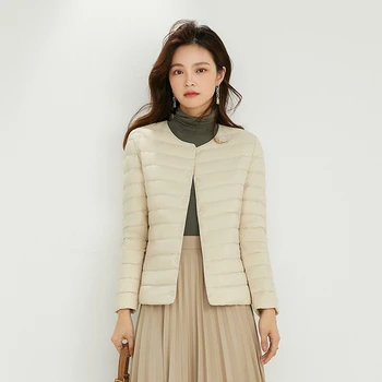 المرأة بطانة بطة أسفل سترة س الرقبة متغير الخامس الرقبة 2022...