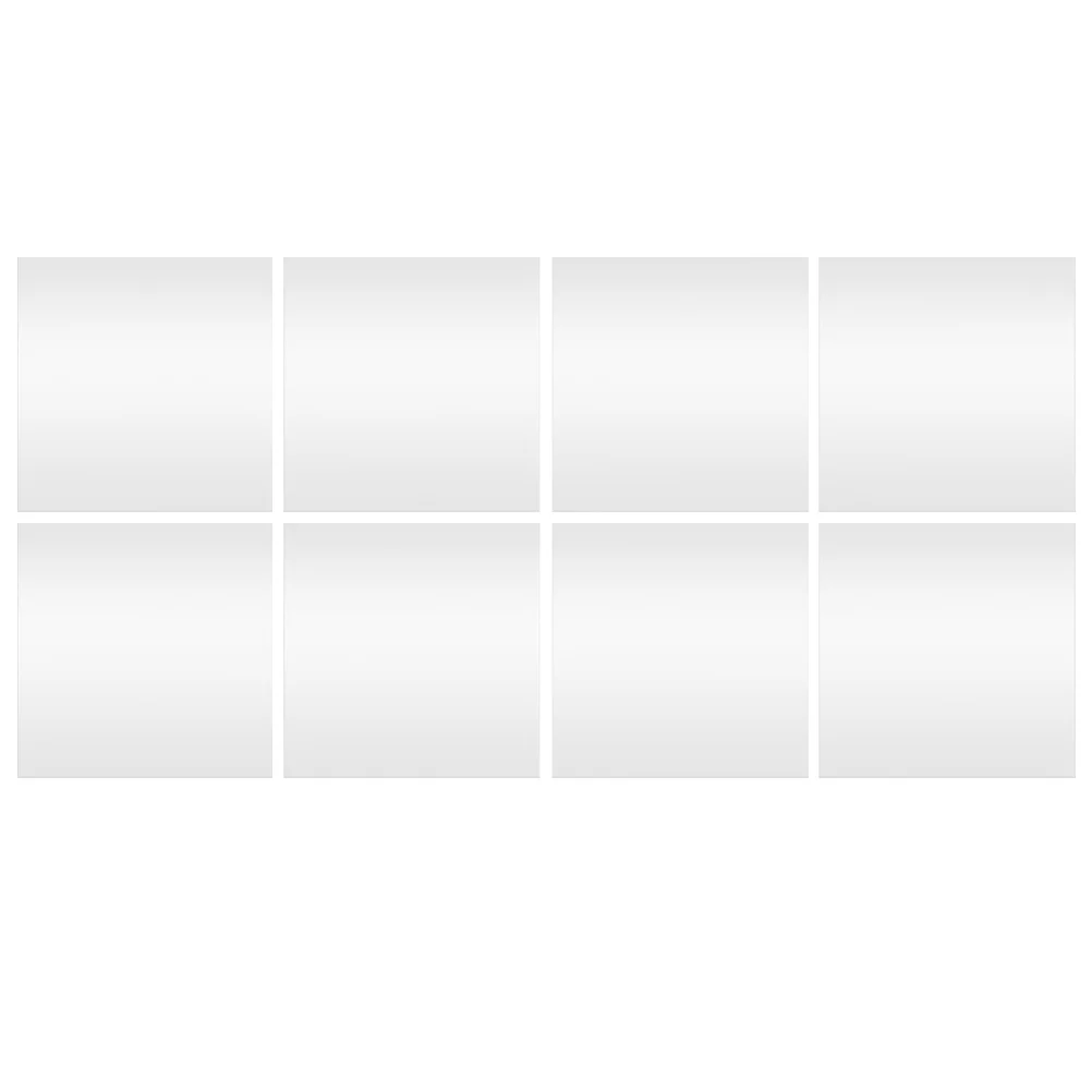 

8Pcs Mirror Surface Wall Stickers Self Adhesive DIY Fashion Mirror Sticker Waterproof for Home Bedroom Living Room Bathroom