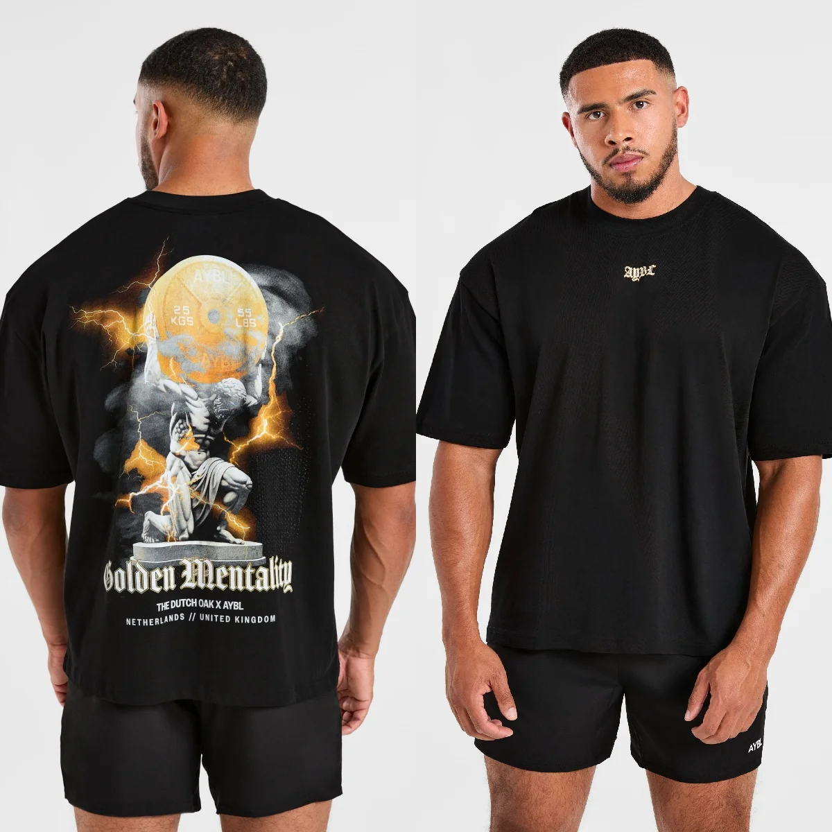 Classic Beyond Limits Oversized GYM Fitness Sports Brand Graphic Tee Cotton Men Women T-Shirt Workout Top