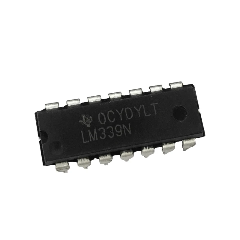 Lm339n Comparator, 4 Func, 9000Uv Offset-Max, 1300Ns Response Time, Bipolar, Pdip14 New Original In Stock