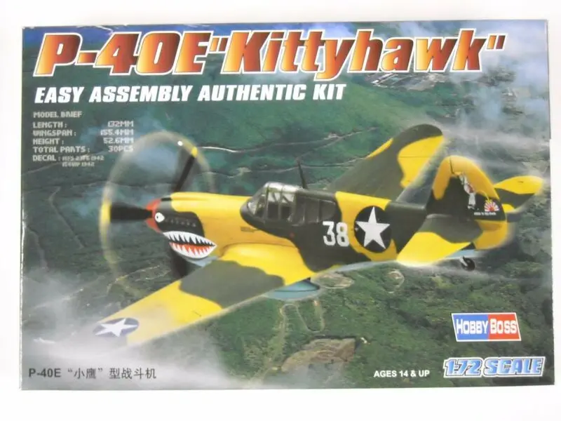 

Gifts Hobby Boss American P-40E Eaglet Fighter Bomber Plane 80250 1/72 Static Model Toys TH06197-SMT8