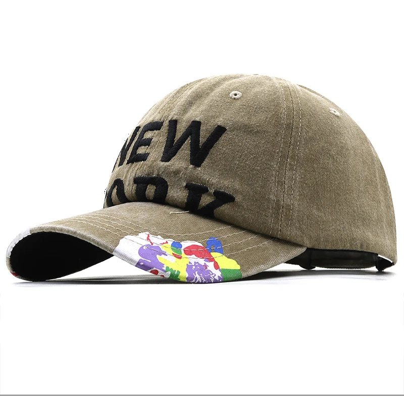 New Washed Cotton Baseball Cap Snapback Hat For Men Women Dad Hat Embroidery Casual hats Casquette Hip Hop Caps