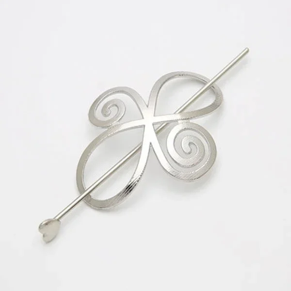 Delysia King Women Trendy Geometric Hairpin Barrette Alloy Slide Clip Simplicity Shawl Pin