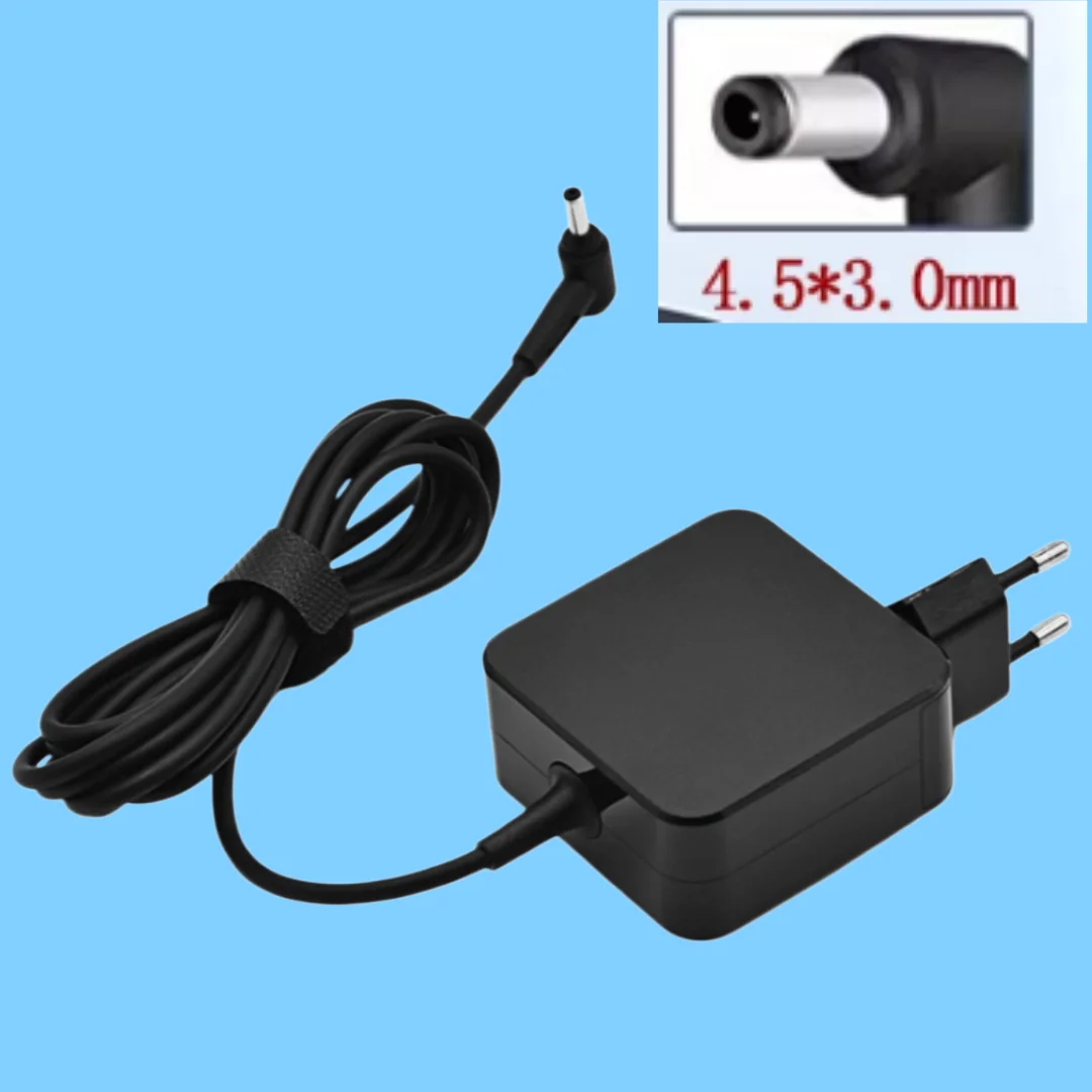 

EU Plug Genuine 19.0V 2.37A 45.0W 45W 4.5x3.0mm AD2108020 ADP-45BW Z Power Supply AC Adapter For Laptop Charge