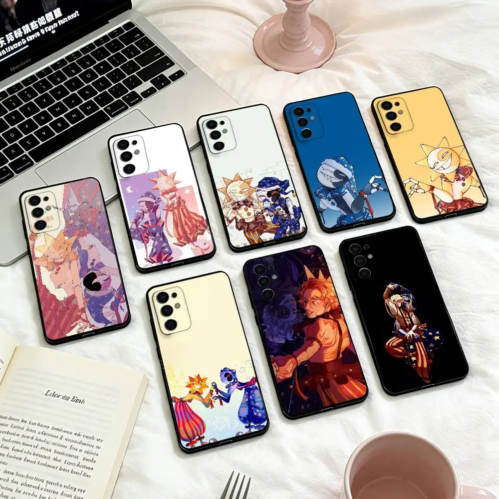 

Sundrop And Moondrop Fnaf Phone Case For Samsung S 25,24,23,22,30,21,10,9,Ultra,Plus,Lite,FE,4,5 G Soft Black Case