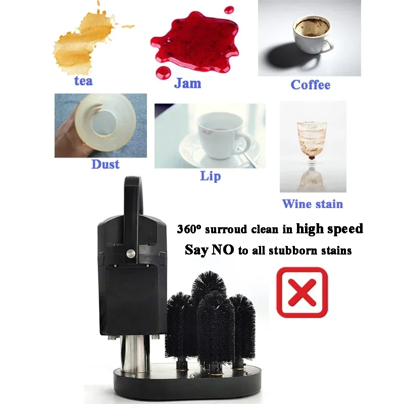Smart Countertop Automatic Beer Bottles Cup Washing Bar Accessories Hotel Dish&Glass Barware Clean Commercial Glass Washer