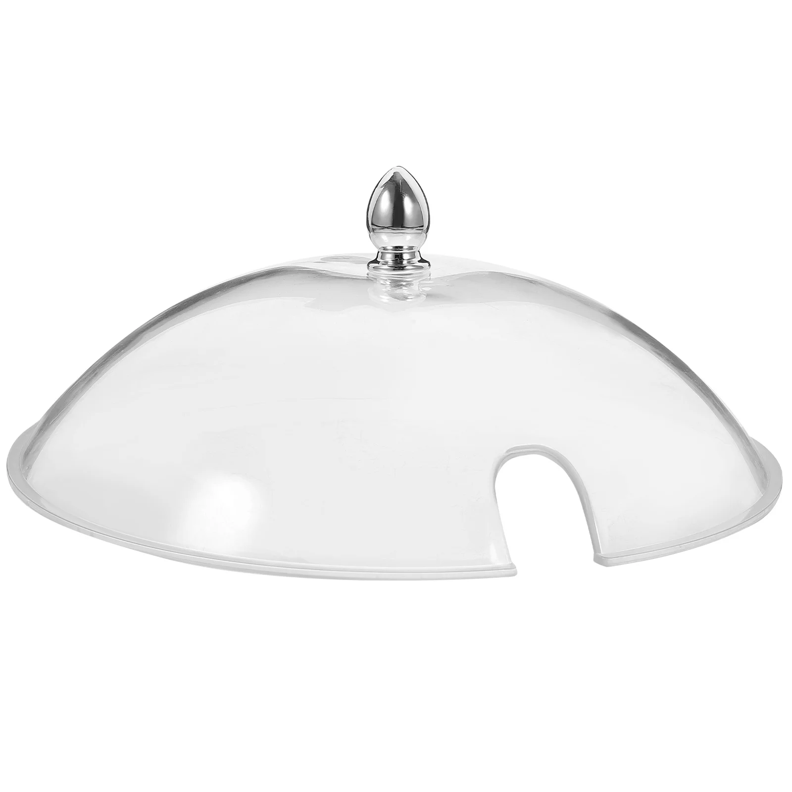 

Acrylic Bowl Transparent Food Protector Reusable Clear Dust Salad Dessert Kitchen Cake Lid Round Design Dish Plate Cover Plastic