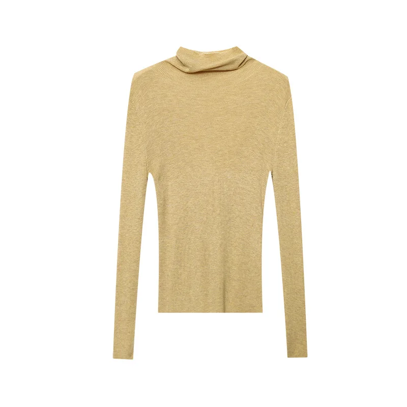 Jersey Mujer Invierno Cuello Tortuga Y2k Streetwear - close-up view