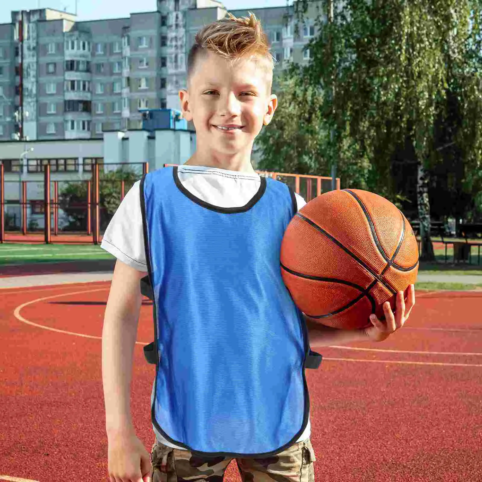 6 Pcs Breathable Vest Training Waistcoat Aldult Fast Drying Soccer Football Scrimmage