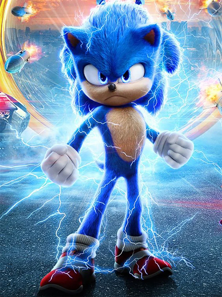 Набор алмазной живописи «Сделайте свой собственный» вдохновленный японским аниме с персонажами медведя и лисы