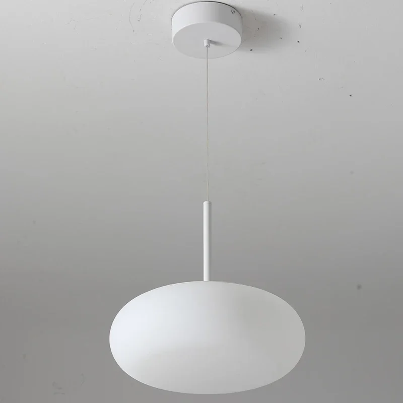 Minimalist ceiling pendant lamp Creative Art Remote Control White Pendant Lamps for  Dining Kitchen Decor Replica Design Lamp