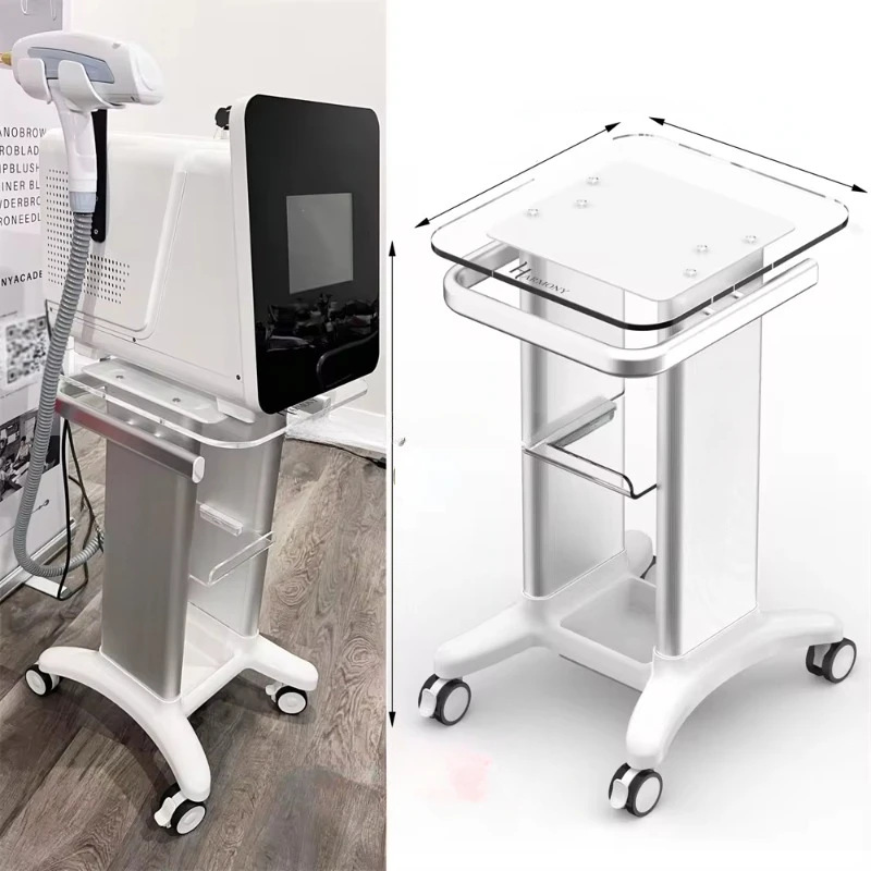 Hoge kwaliteit salonmeubilair trolley karren voor gezichtshuid machine laser machine trolley schoonheidssalon machine trolley winkelwagen