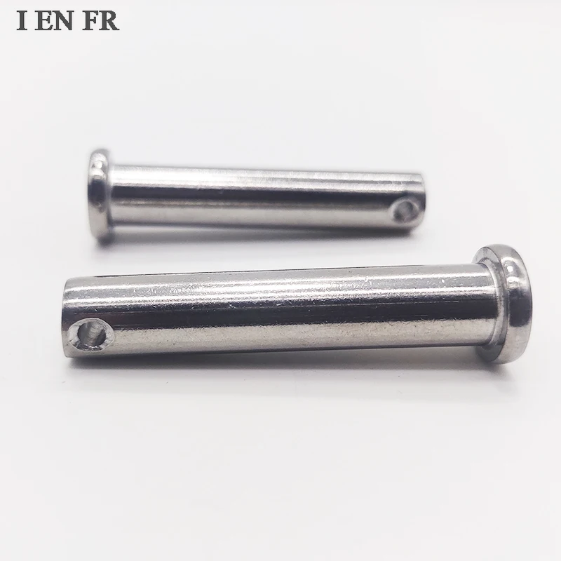 

GB882 M3 M4 M5 M6 M8 M10 M12 304 Stainless Steel Shaft Flat with Hole Cylindrical Pin Positioning Pins Safety Pin