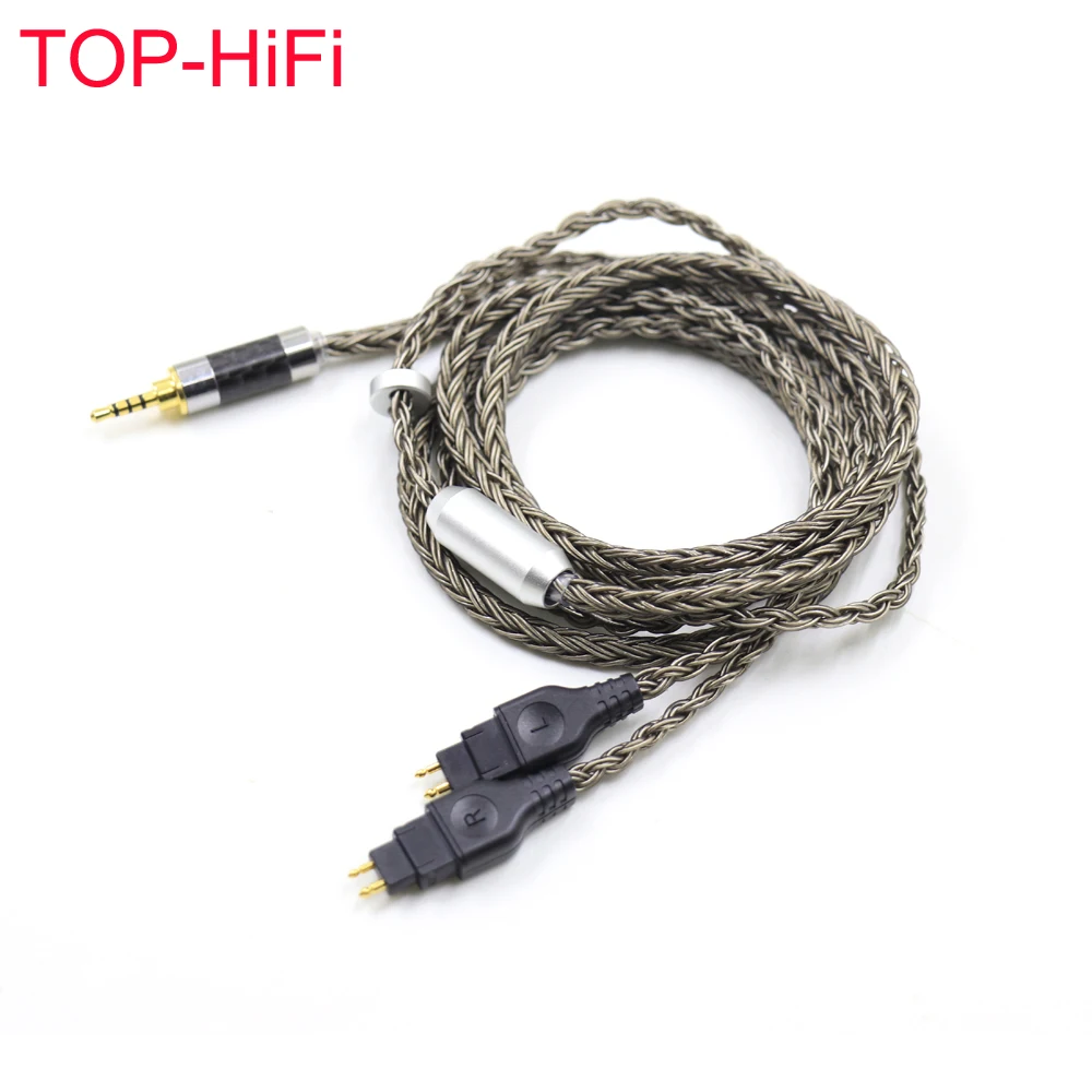 16 Core 7N OCC Earphone Cable For Sennheiser HD580 HD600 HD650 HD25 HD660S hd565 hd545 upgrade Balanced 2.5mm 4.4 xlr Hearphone