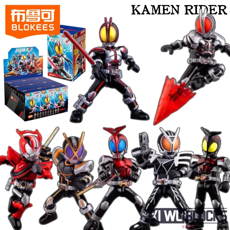 

Строительные блоки BLOKEES Kamen Rider Galaxy Version 2, Kamen Rider Faiz Blaster, форма сборки игрушки, модель, украшения, подарки, детские игрушки