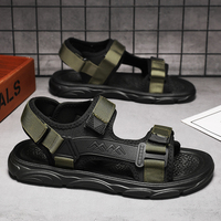 Summer Men Sandals Genuine Leather Mens Casual Shoes Outdoor Men Leather Sandals for Men Beach Shoes Roman mens Shoes