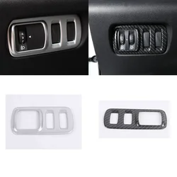 For Renault Captur Clio 4 2014-2018 ABS Fiber Car Headlight Adjustment Switch Control Button Cover trim Interior Accessories
