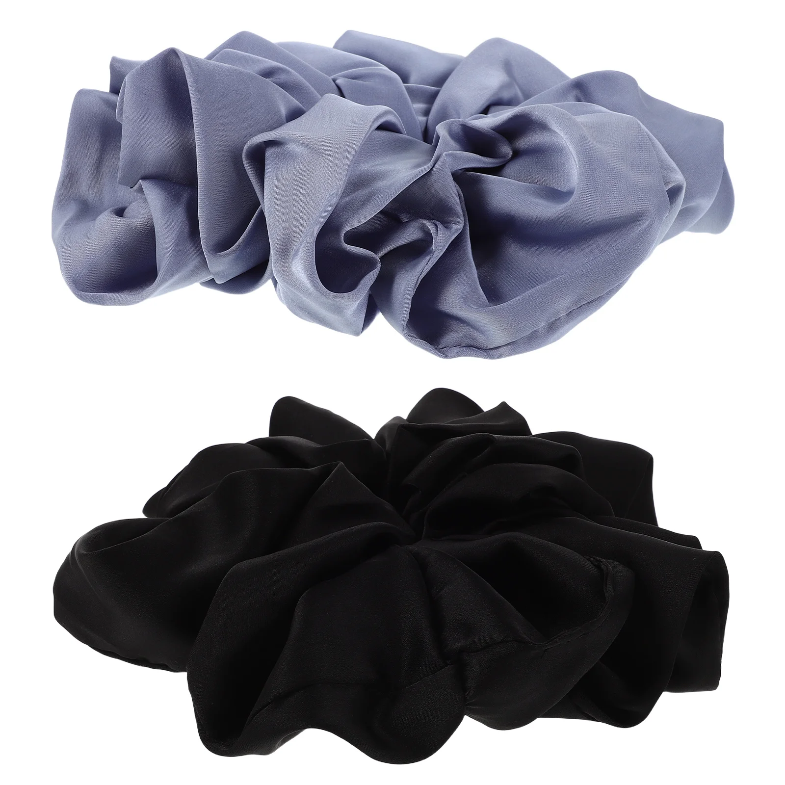 

2Pcs Oversized Fabric Scrunchies French Ballet Elegance Voluminous Lift Hair Ties Women Girls Party Club Dance
