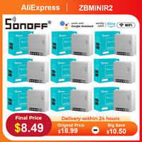 Sonoff MINIR2 Wifi Smart Switch 2 Way Modules DIY Smart Switch EWeLink APP Wireless Remote Control Work With Alexa Google Home