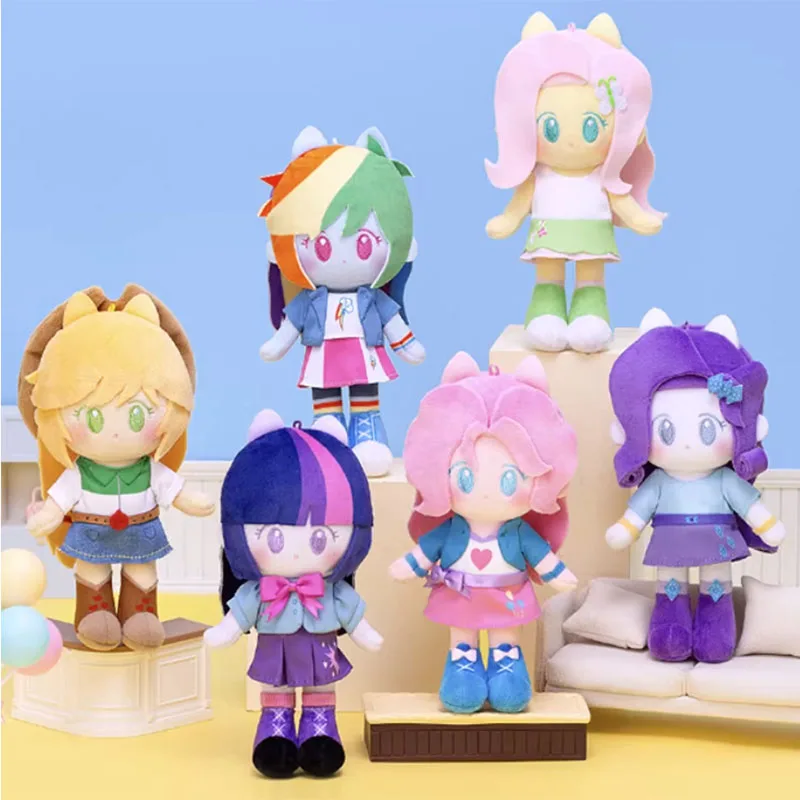

Cute My Little Pony Plush Doll Cartoon Girl Series Stuffed Toys Anime Characters Dopamine Home Decoration Perfect Gift for Girls